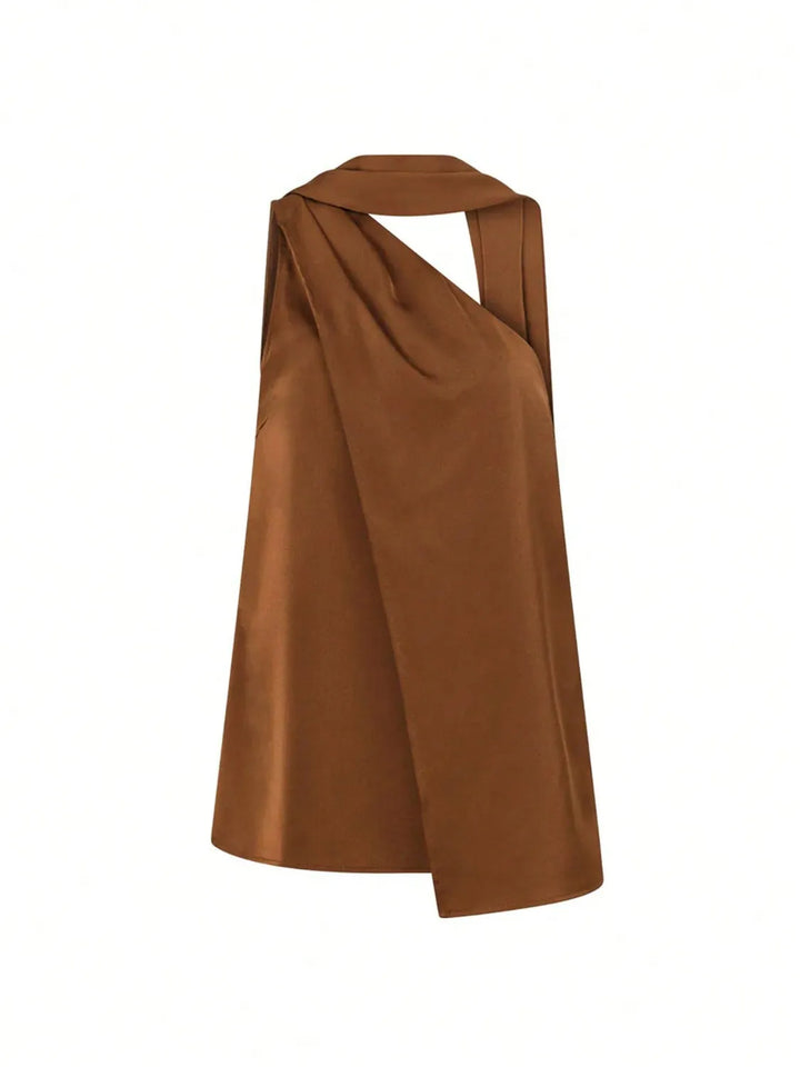 Ludowika Single Shoulder Top and Pants Set
