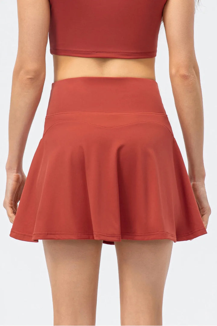 Ludowika High Waist Wide Waistband Active Skirt