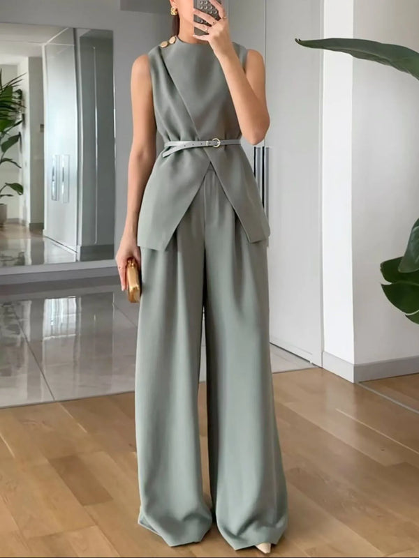 Ludowika Sleeveless Top and Pants Set