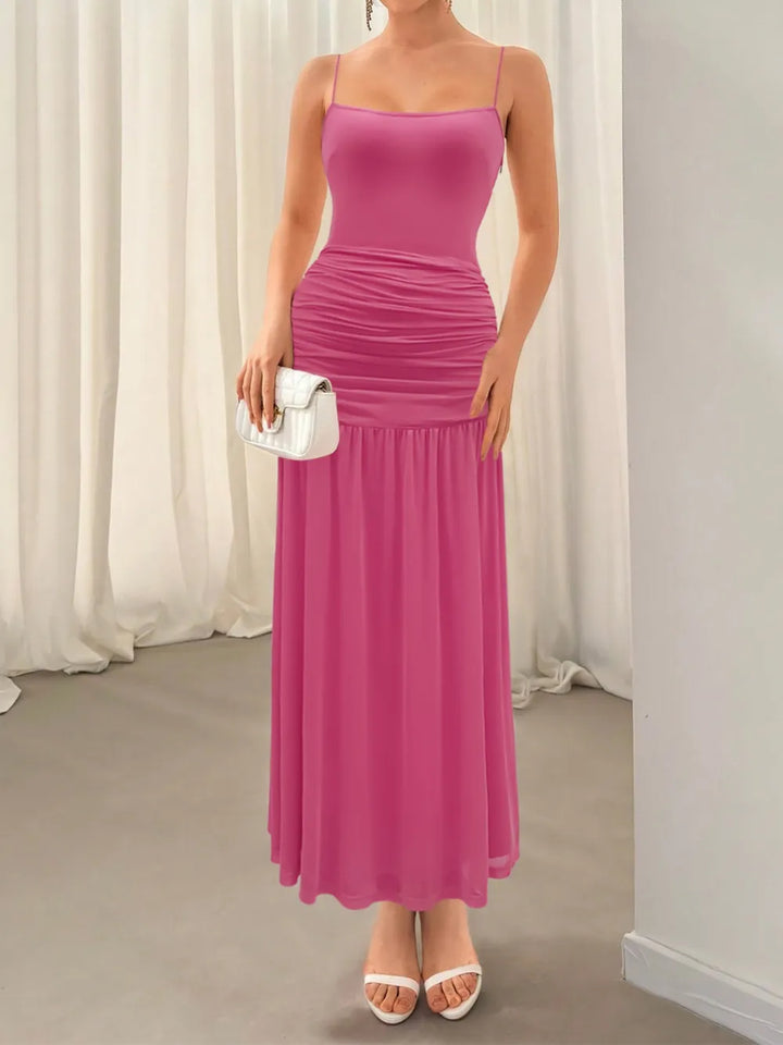 Ludowika Ruched Maxi Cami Dress