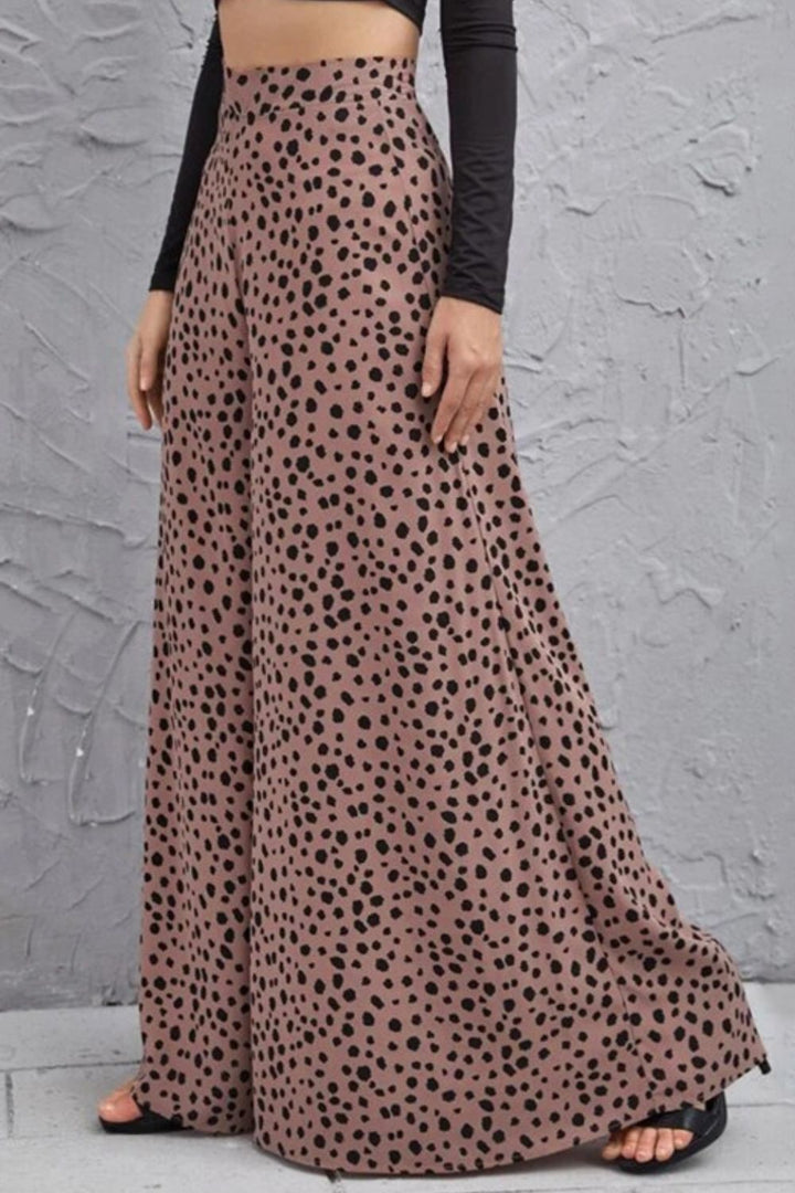 Ludowika Animal Print High-Rise Culottes