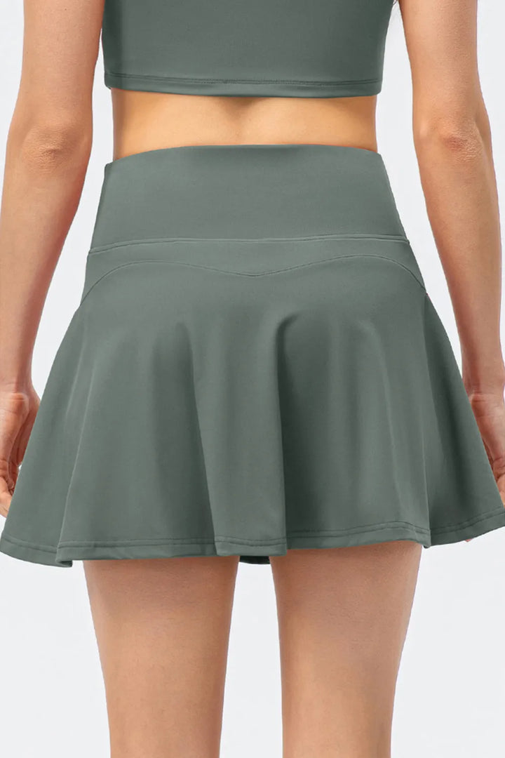 Ludowika High Waist Wide Waistband Active Skirt