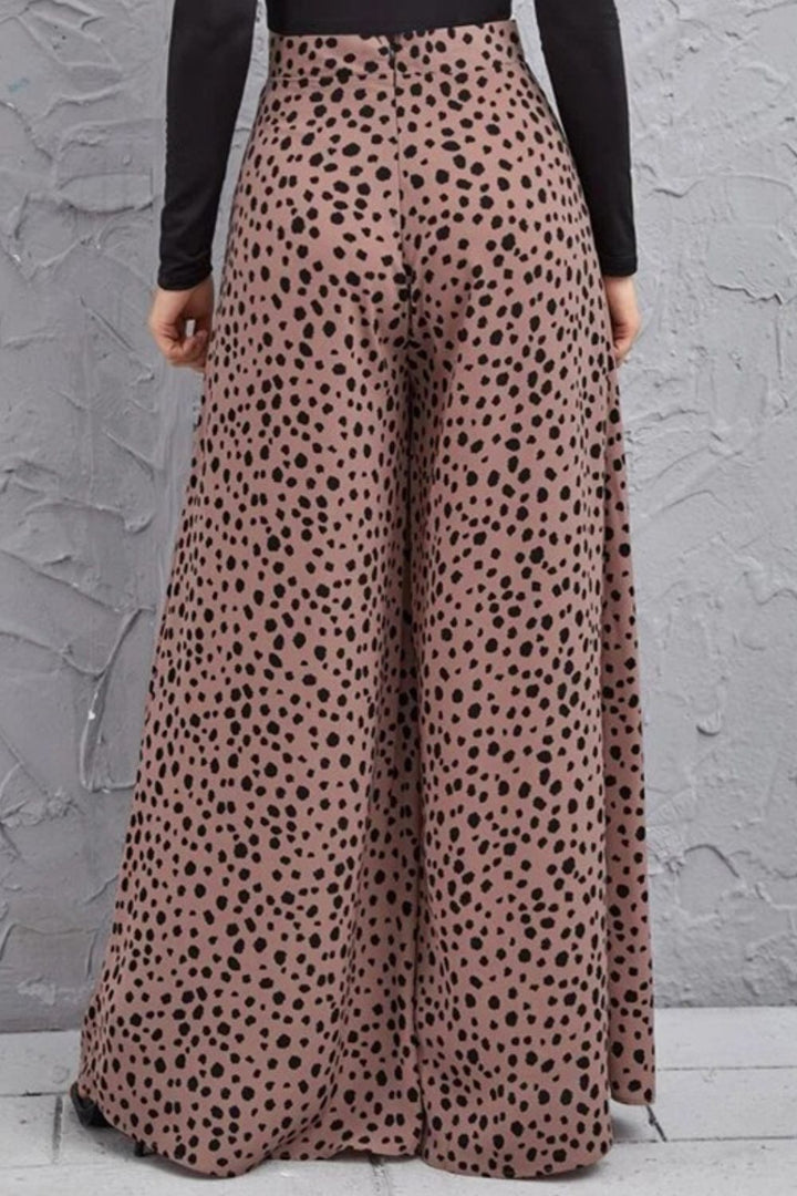 Ludowika Animal Print High-Rise Culottes